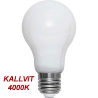 Kallvit Normallampa Filament Opal LED 10,0W 1050lm E27