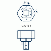 Osram Dulux T/E 4-stift GX24q-1 Kompaktlysrör