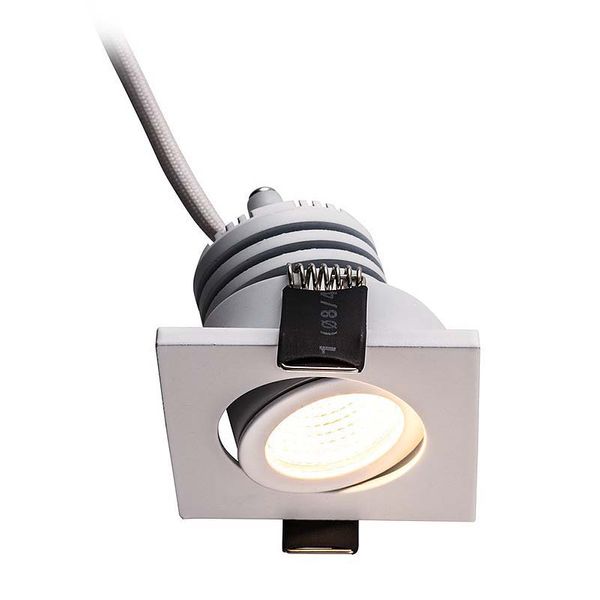 LED Downlight 230V 4,8W Vit