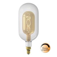 Dimbar Dekorationslampa Sundsvall Klar/Guld LED 3W 250lm E27