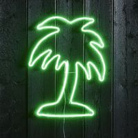 Palm Siluett Neon