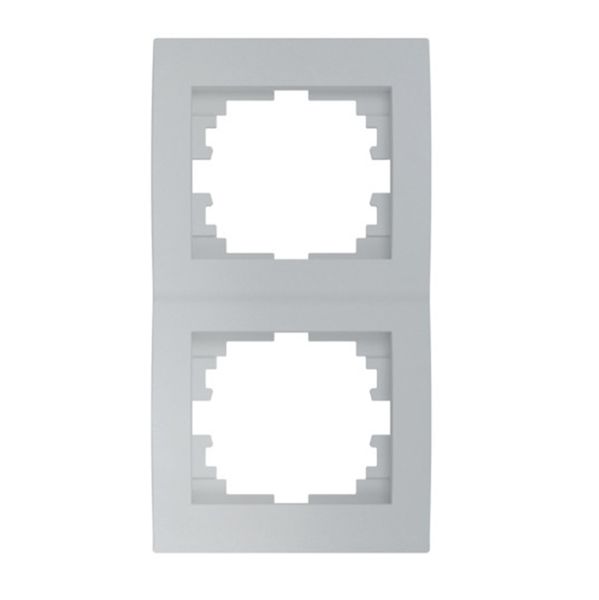Logi Ram Vertikal 2-Vägs Silver | Kanlux | Lampgrossen
