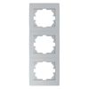 Logi Ram Vertikal 3-Vägs Silver | Kanlux | Lampgrossen