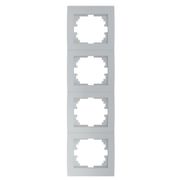 Logi Ram Vertikal 4-Vägs Silver | Kanlux | Lampgrossen