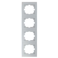 Logi Ram Vertikal 4-Vägs Silver | Kanlux | Lampgrossen