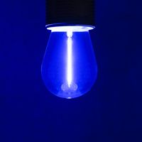 Klotlampa LED till slinga 0,9W E27 Plast Blå 