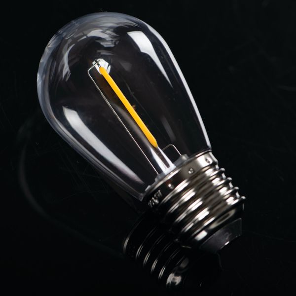 Klotlampa LED till slinga 0,5W 50lm Neutralvit E27 Plast