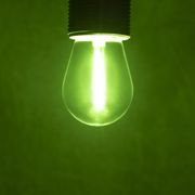 Klotlampa LED till slinga 0,9W E27 Plast Grön