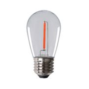 Klotlampa LED till slinga 0,9W E27 Plast Röd