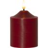 Köp Blockljus Flamme 12cm Röd | Star Trading Återförsäljare