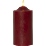 Köp Blockljus Flamme 17cm Röd | Star Trading Återförsäljare