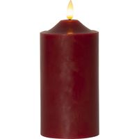Köp Blockljus Flamme 17cm Röd | Star Trading Återförsäljare