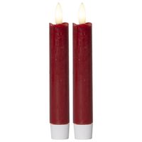 Antikljus Flamme Röd 15cm 2-p | Star-Trading | Lampgrossen