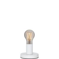 Lampfot E27 Glans Vit 8,5cm| Star Trading | Lampgrossen