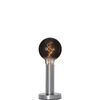 Lampfot E27 Glans Borstad 17cm | Star Trading | Lampgrossen