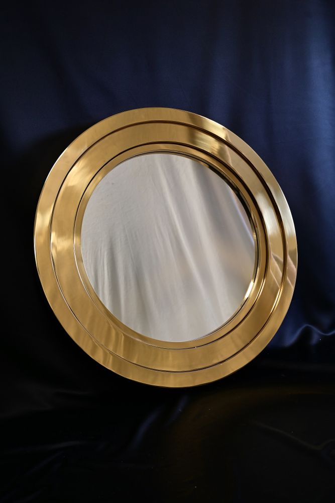 Produktbild för Spegel Cirkle guld