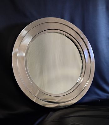 Produktbild för Spegel Silver Circle 