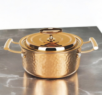 Produktbild för Kastrull Mia M guld
