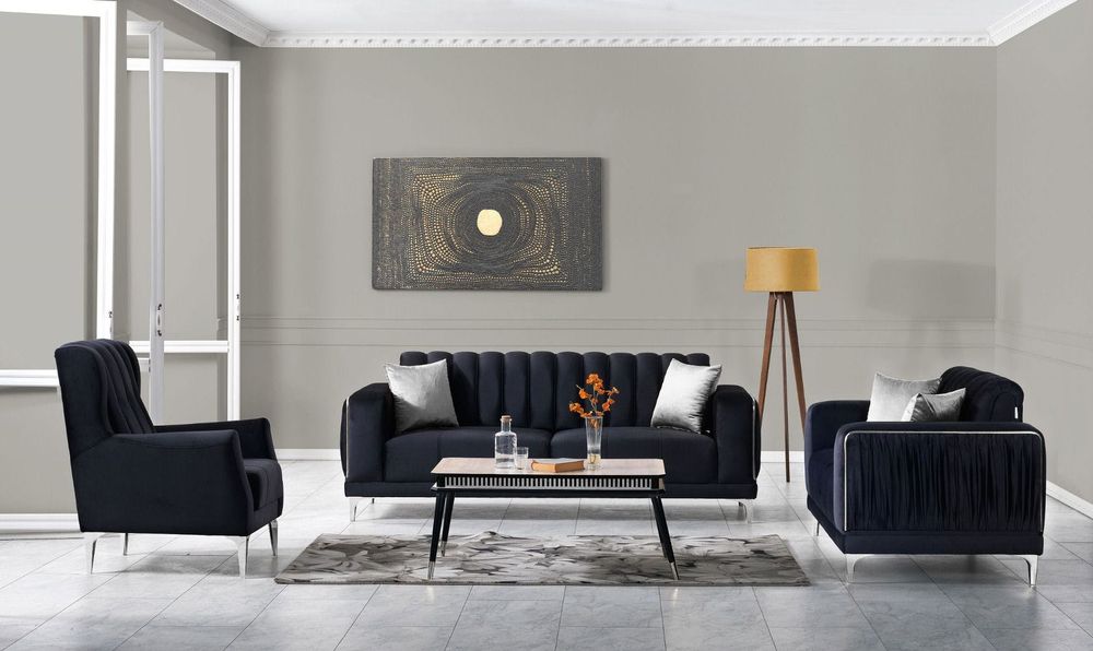 Produktbild för Verona 3+2+1 svart
