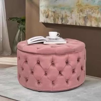 Produktbild för Pall Malvin Rosa