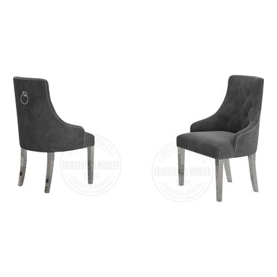 Produktbild för Elmar stol svart / silver