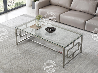 Produktbild för Padova Soffbord silver