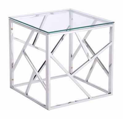 Produktbild för Madrid sidobord silver färg