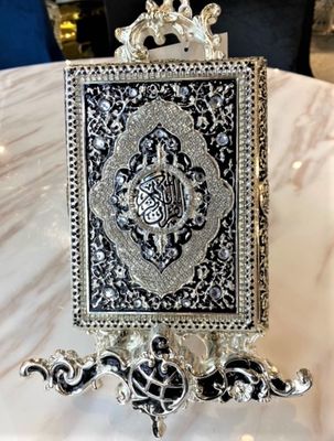 Koran Med Ställning silver