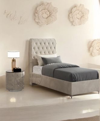 Produktbild för Enkelsäng Dalia beige 