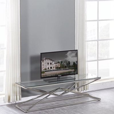 Bella TV-bänk silver färg 160 cm 