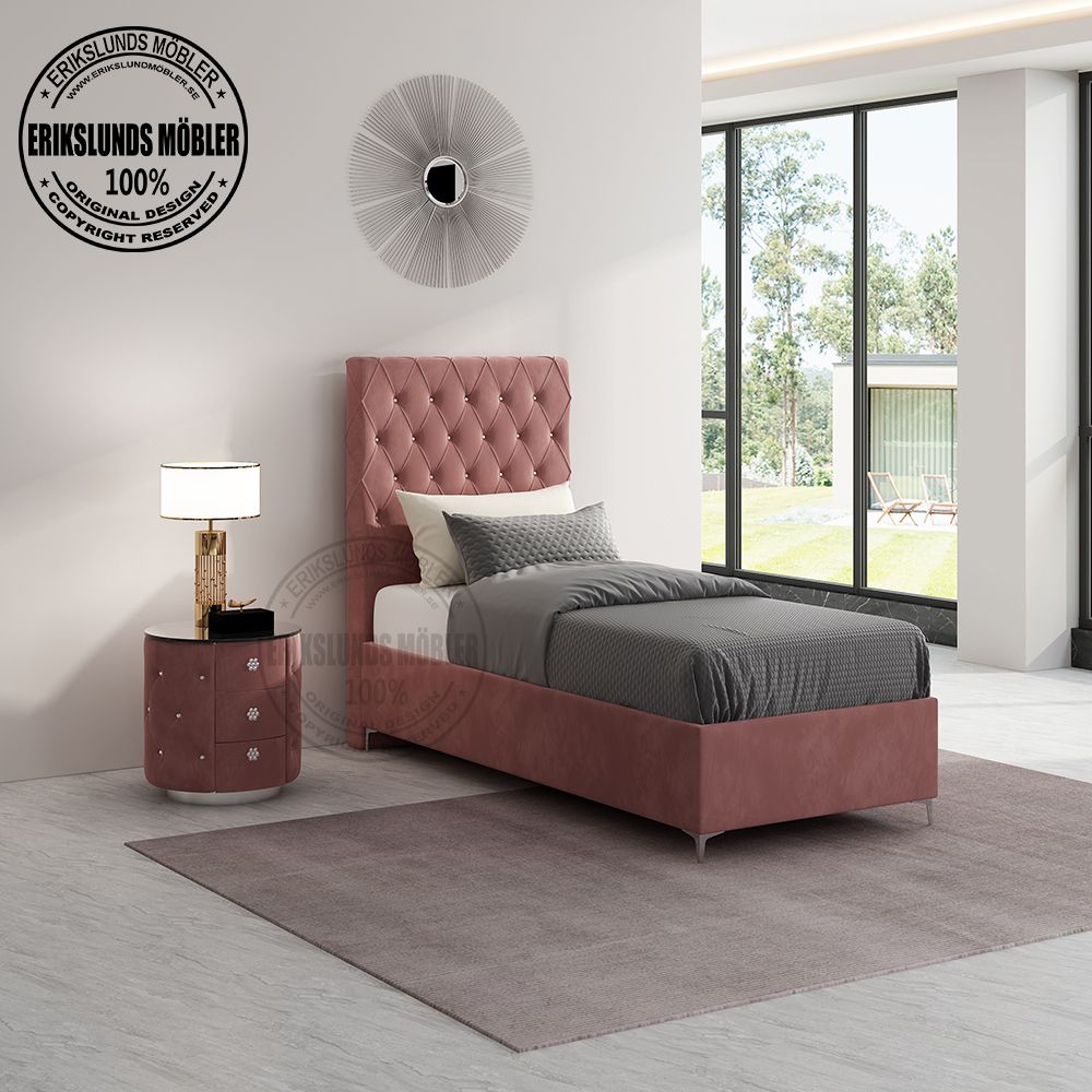 Produktbild för Enkelsäng Dalia Rosa