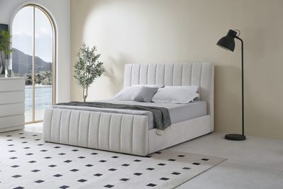 Silvia säng beige 180 cm