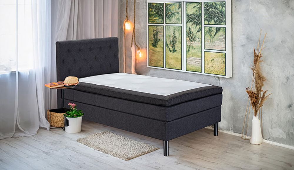Produktbild för Lumi kontinentalsäng 120 cm