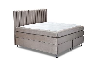 Produktbild för Lux kontinentalsäng grå-beige