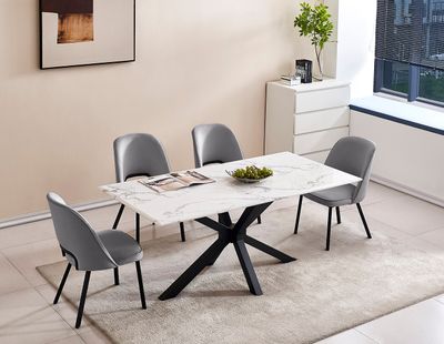 Produktbild för Matgrupp Marbella grå