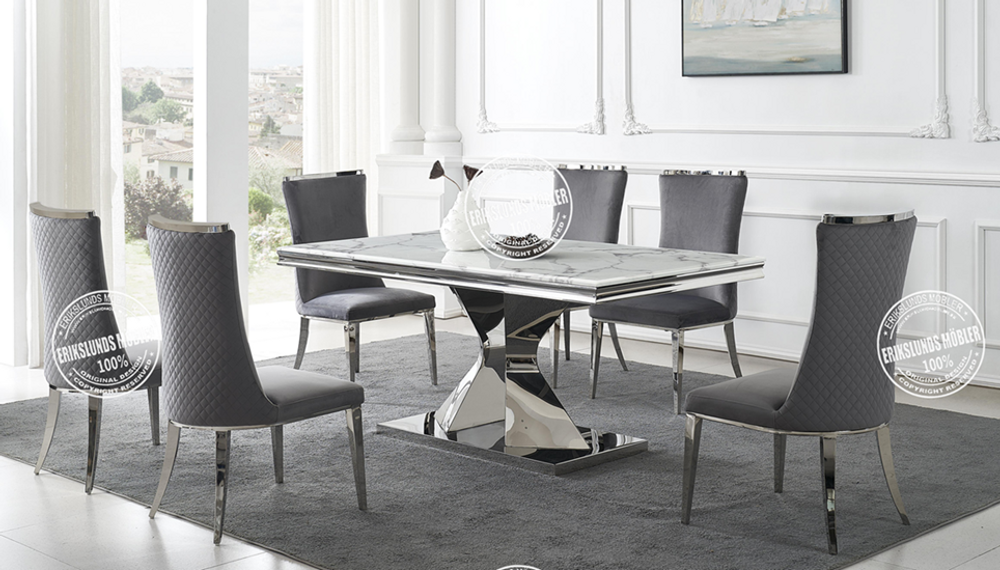 Produktbild f&ouml;r Matgrupp Paula silver