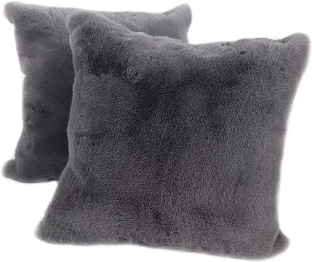 Produktbild f&ouml;r Teddykudde graphite