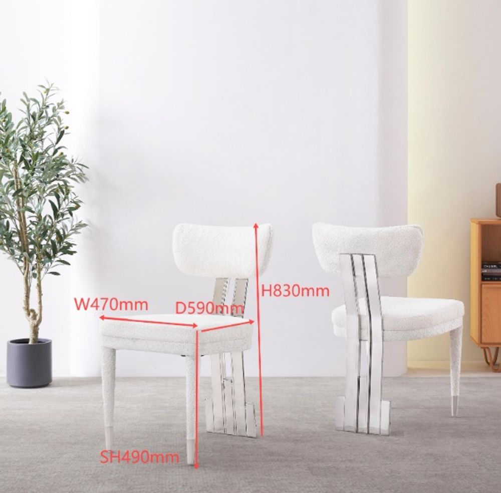 Produktbild f&ouml;r Jolina stol vit / guld