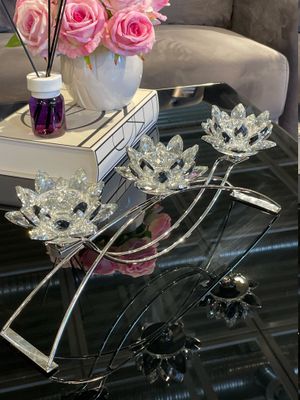 Produktbild för Ljusstake Zoe Silver/Grey ZRY-Y