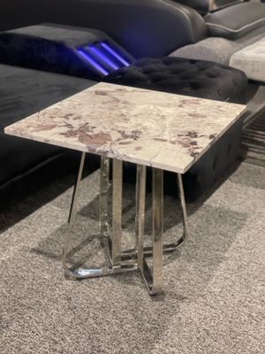Produktbild för Cleo Sidobord Silver