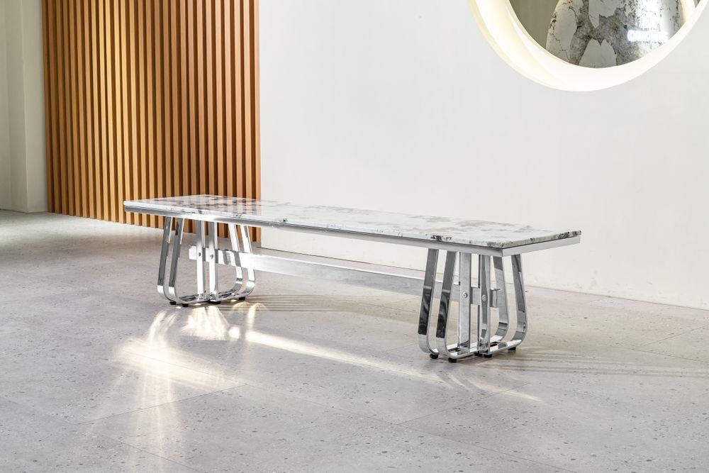 Produktbild f&ouml;r Cleo TV-B&auml;nk Silver