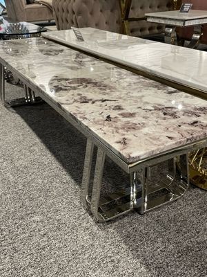 Produktbild för Cleo TV-Bänk Silver