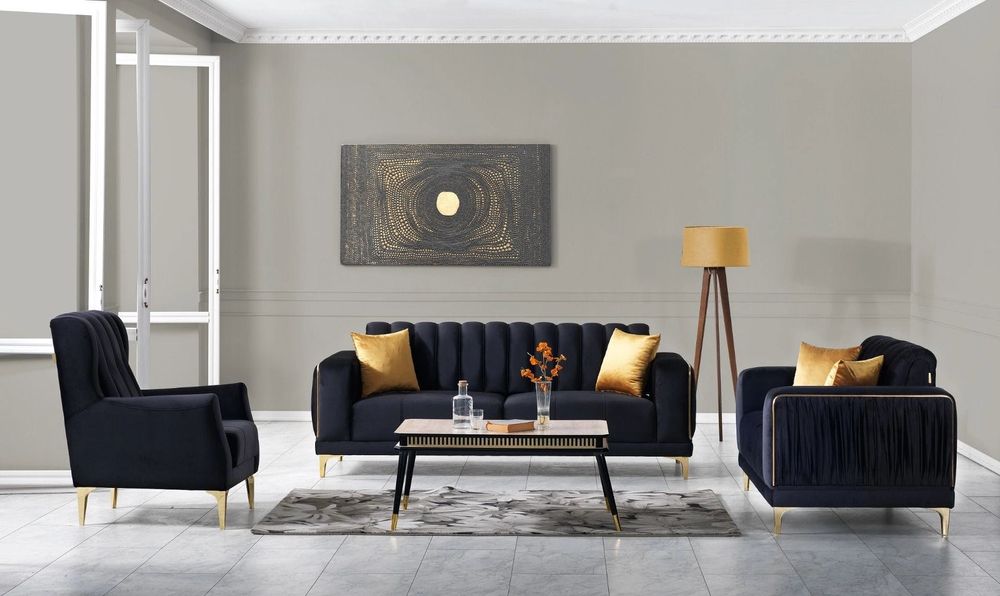 Produktbild för Verona 3+2+1 svart