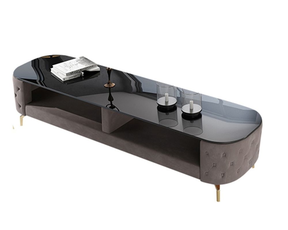 Produktbild för Paris soffbord / tv-bänk gråbeige