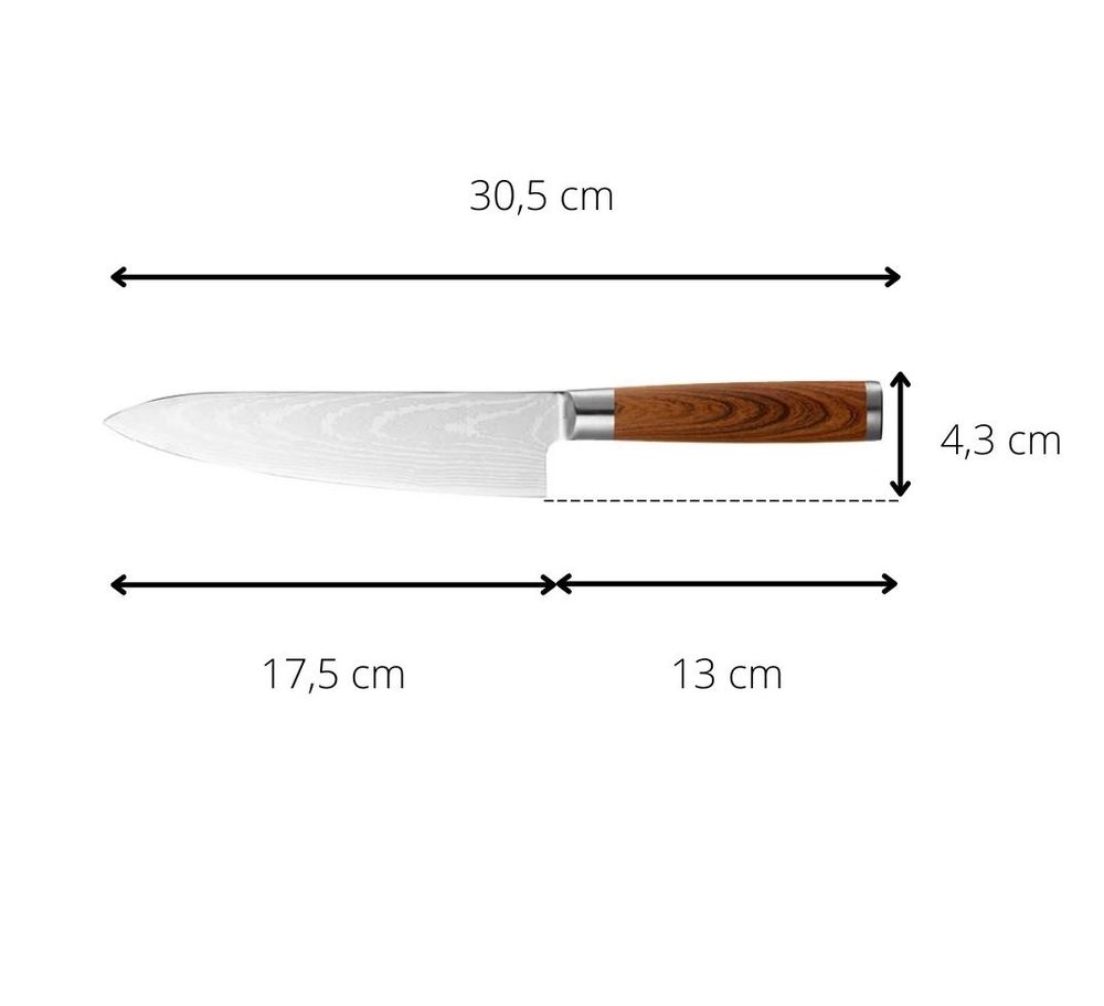 Japansk Knivset 3 delar 