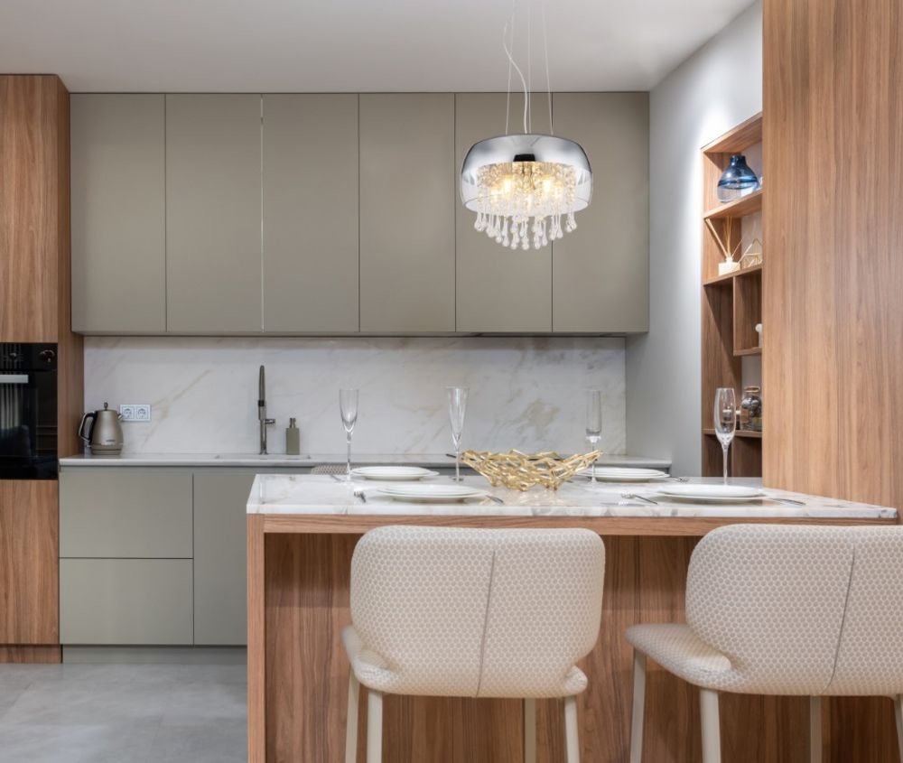 Produktbild för Kalla taklampa silver 
