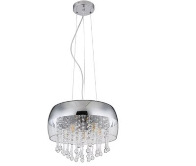 Produktbild f&ouml;r Kalla taklampa silver 