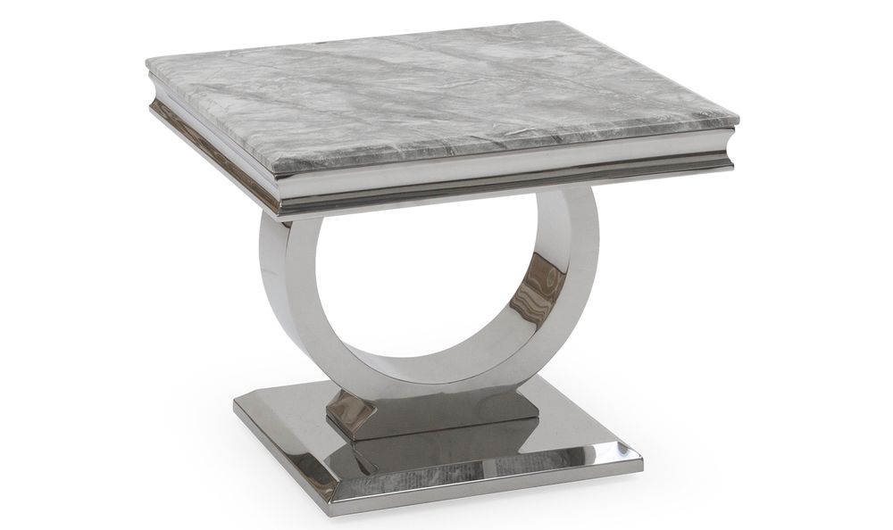 Petra sidobord i silver