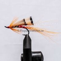 3 V Fly Size 10 In Flames Hot Orange Willie Gunn Octopus Double Salmon Flies