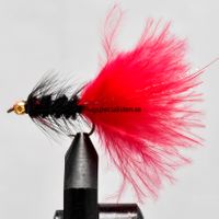 Salmon Trout fly Red-Black